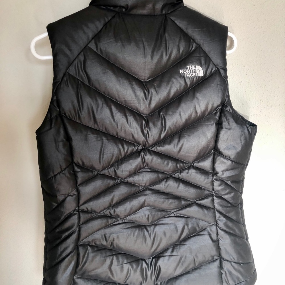 The North Face black puffer vest